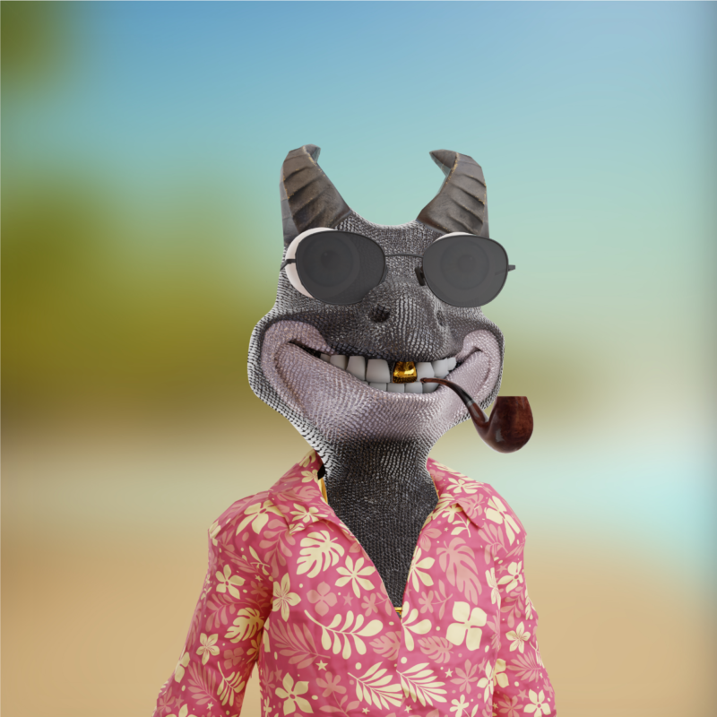 3D Iguana