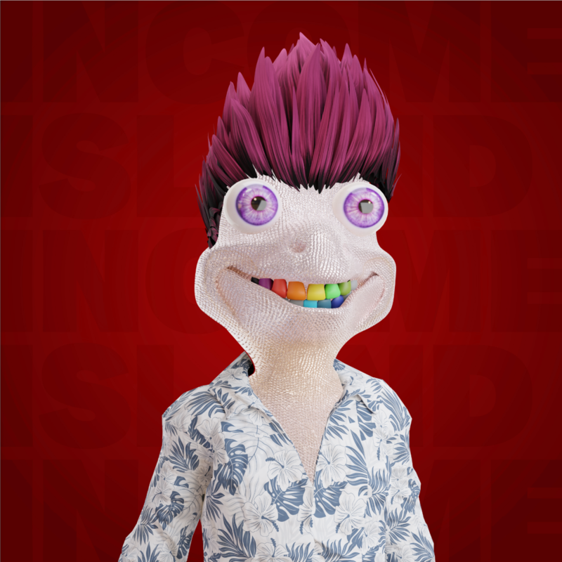 3D Iguana